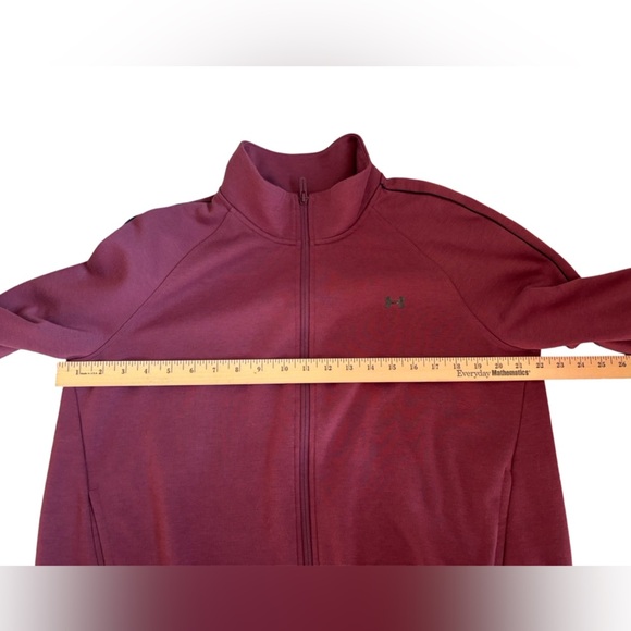 Under Armour Women's Maroon Full-Zip Jacket Size L Sport Casual - Picture 6 of 10